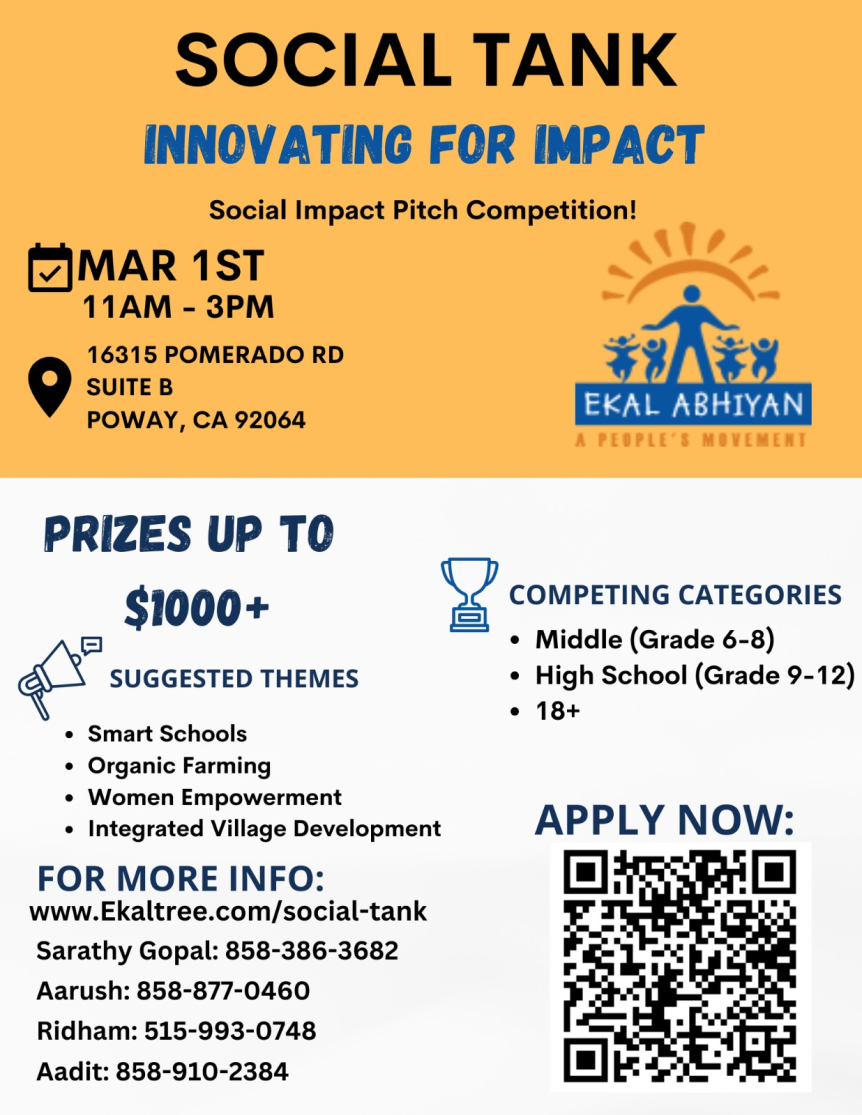 Ekal San Diego -  Social Tank Innovating for Impact