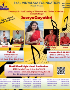 Swaranjali – An Evening of Timeless and Divine Melodies -Greater LA Chapter